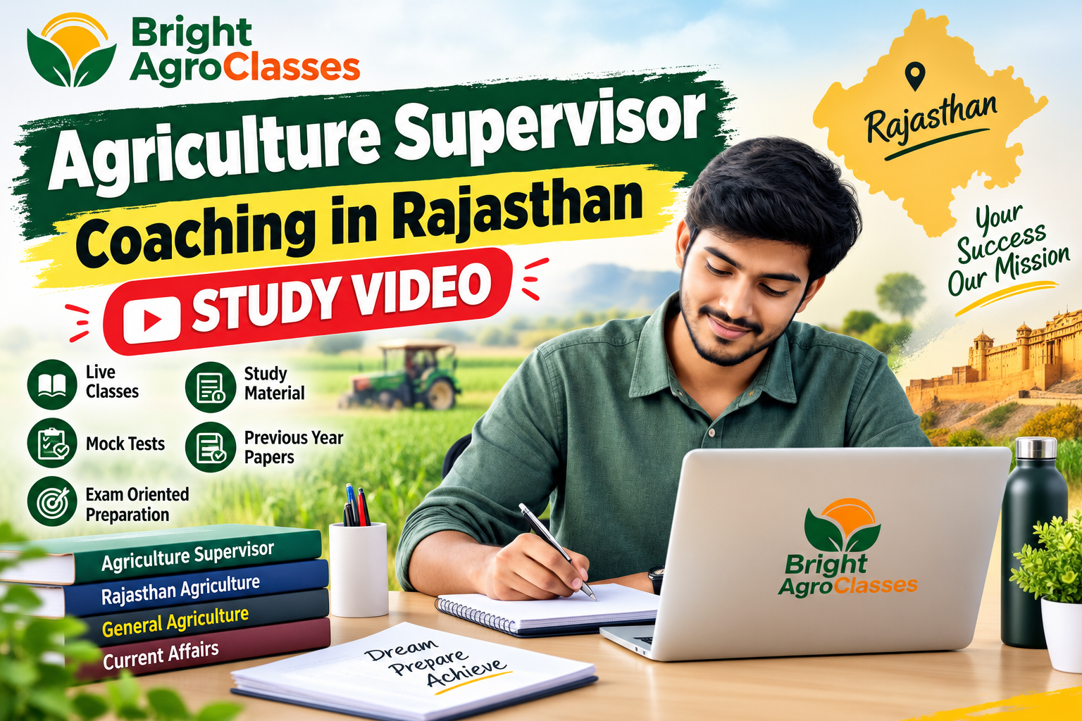 Agriculture Supervisor Coaching in Rajasthan