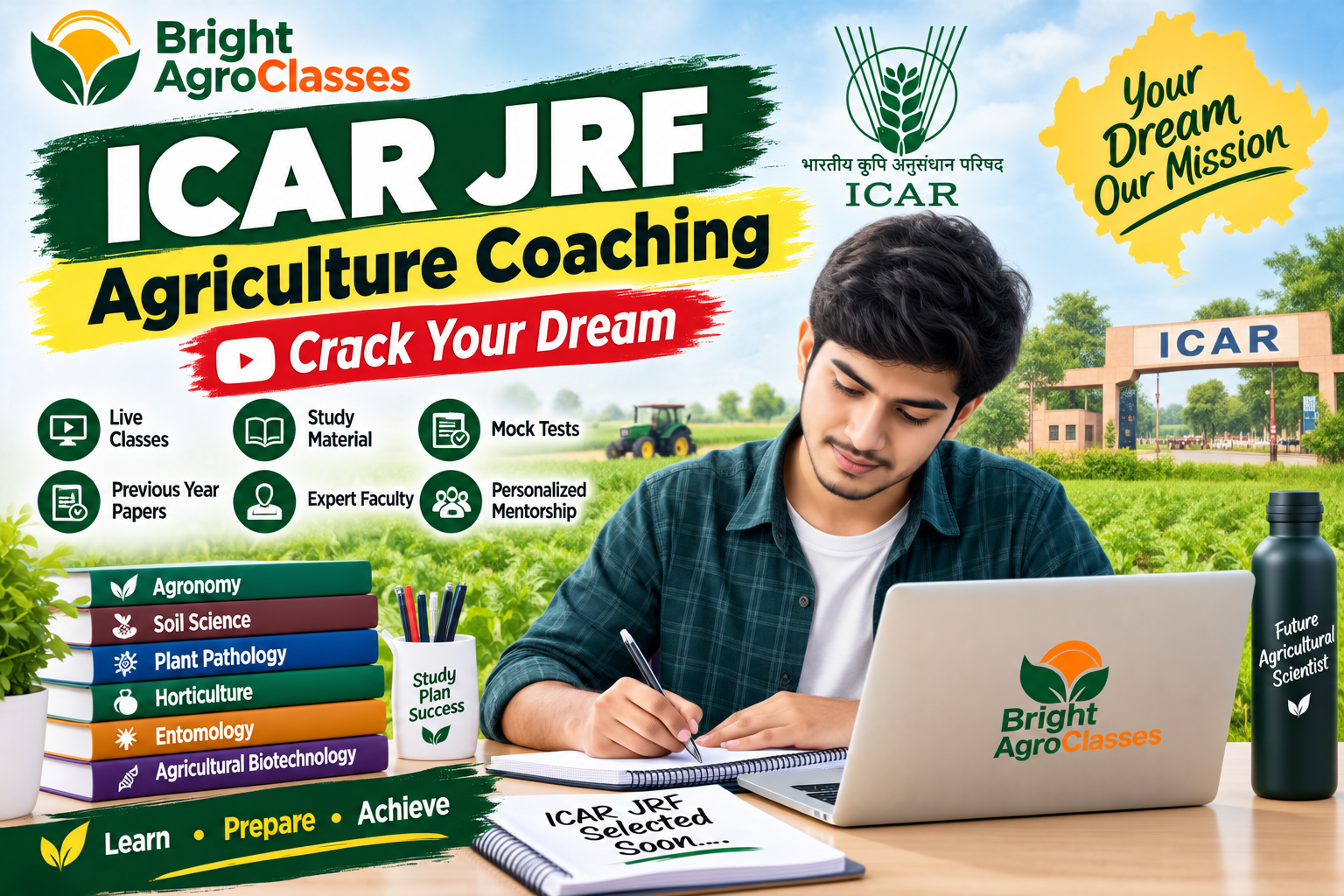 ICAR JRF Agriculture Coaching