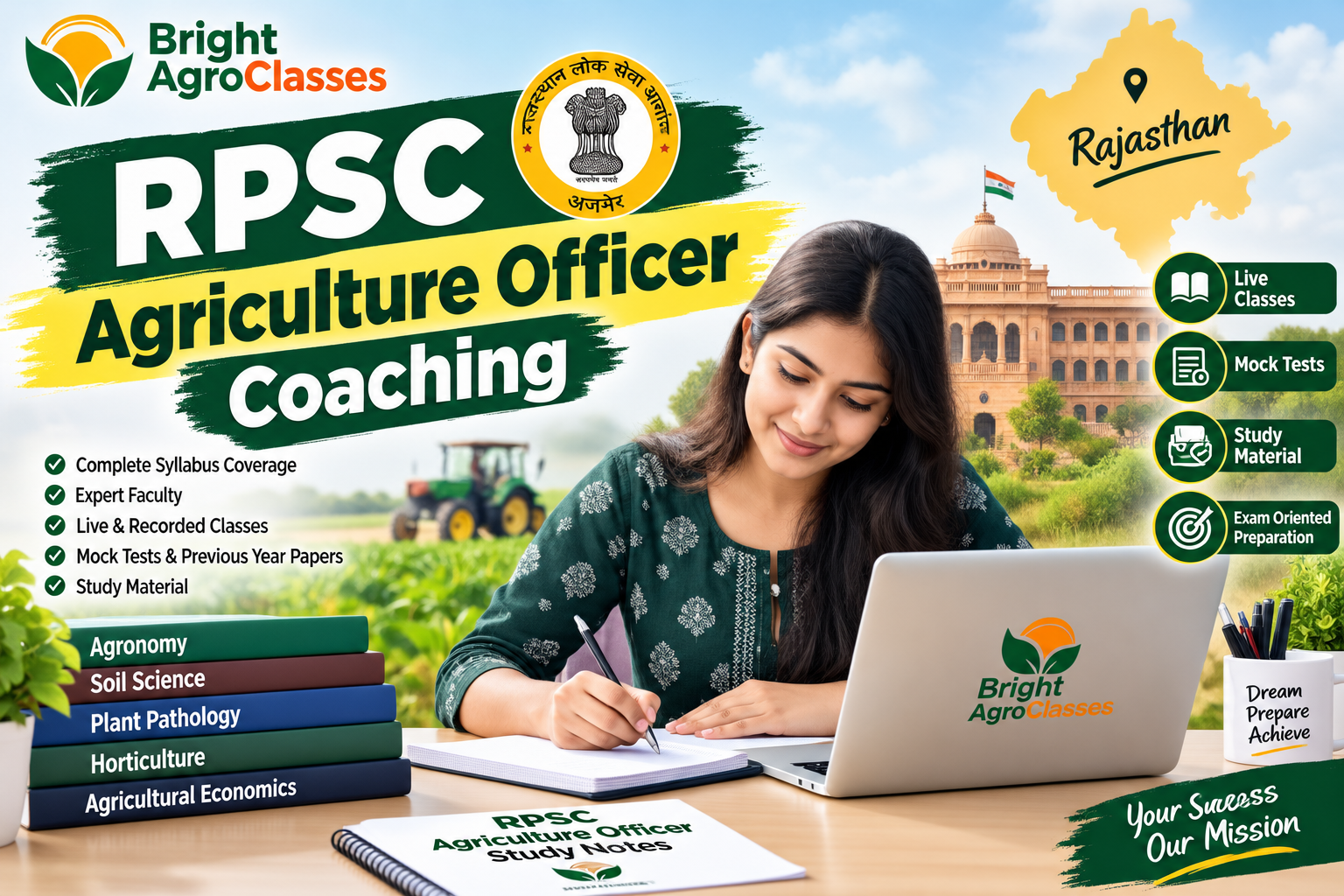 RPSC Agriculture Officer Coaching