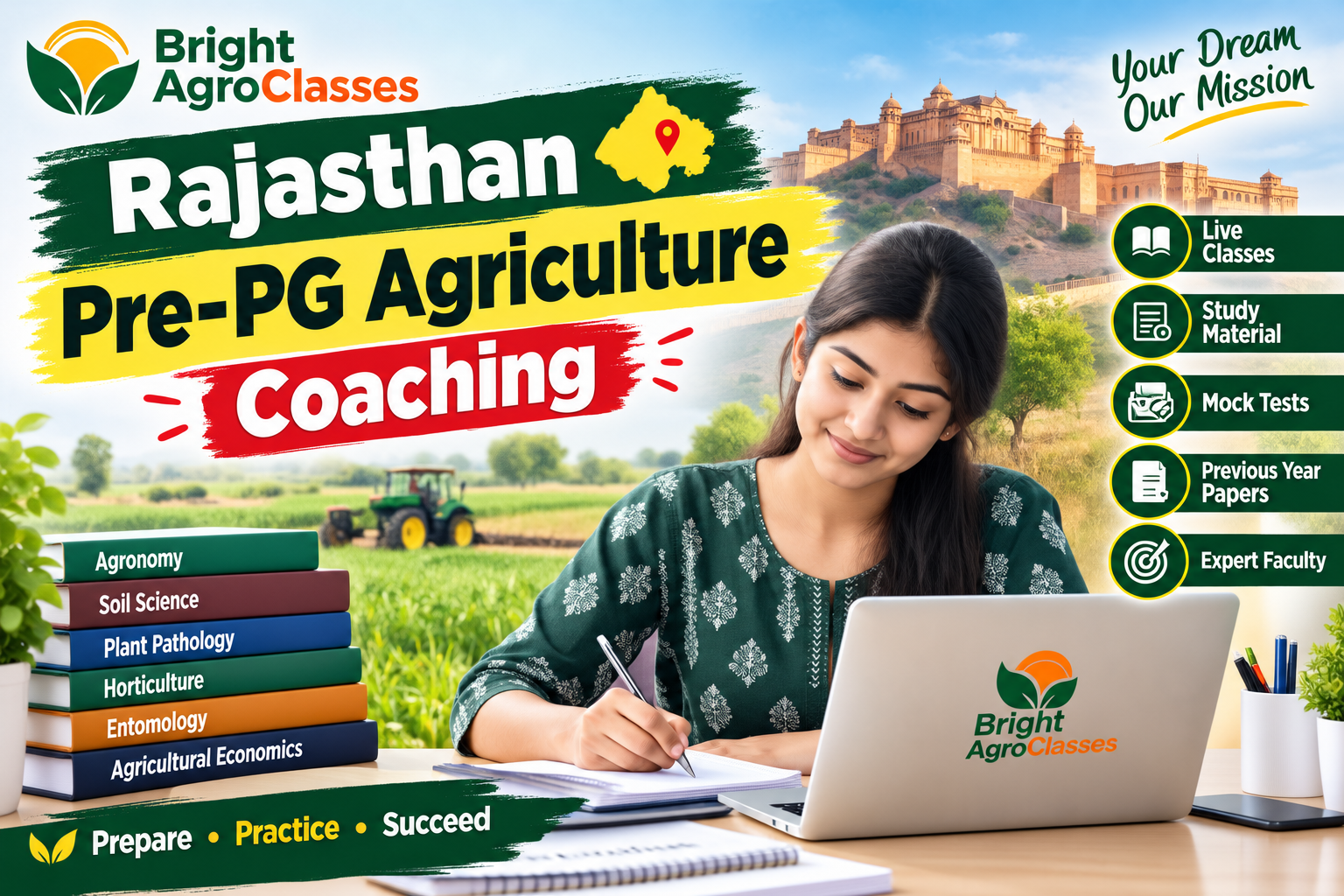 Rajasthan Pre-PG Agriculture Coaching